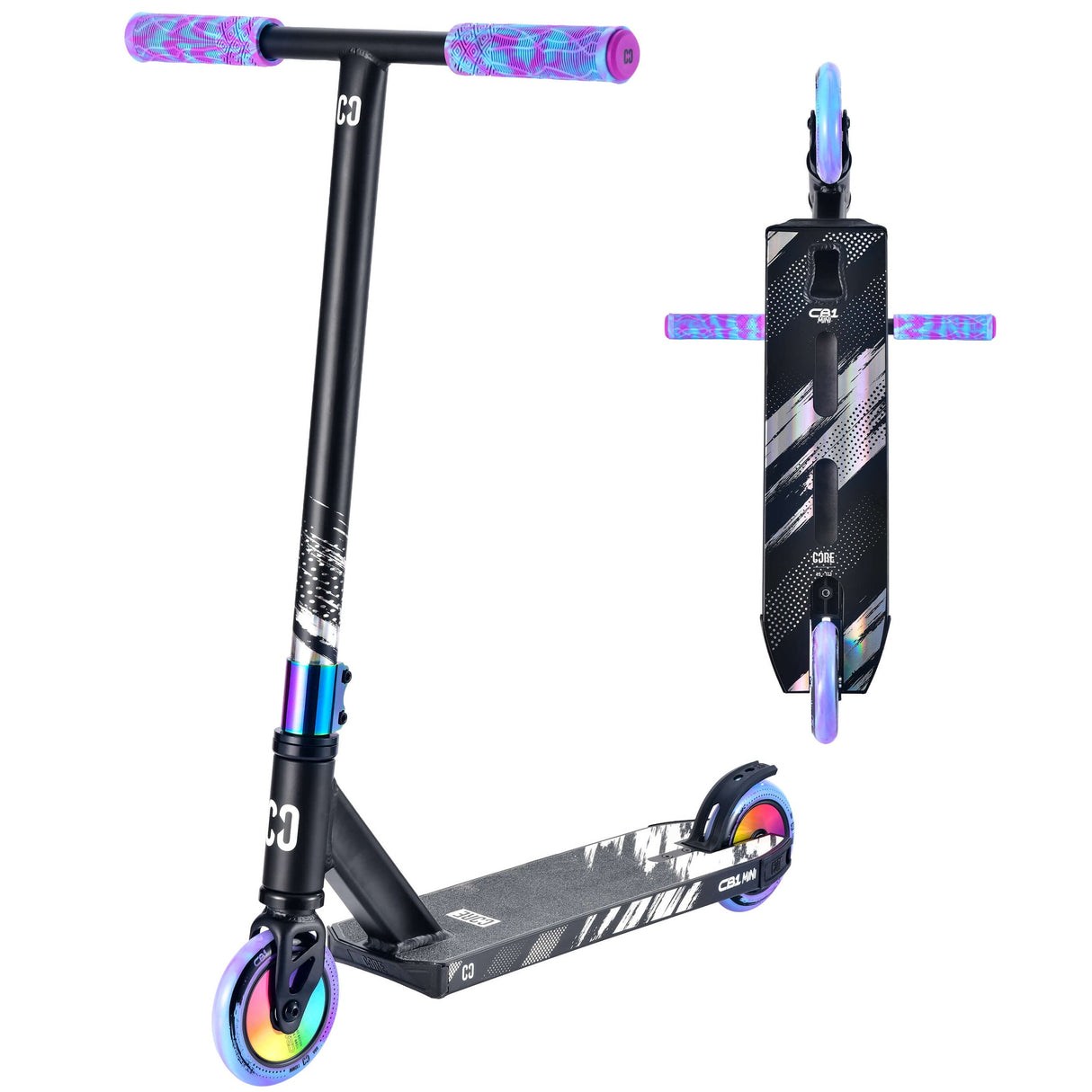 CORE CB1 Mini Beginner Stunt Scooter - Black/NeoChrome