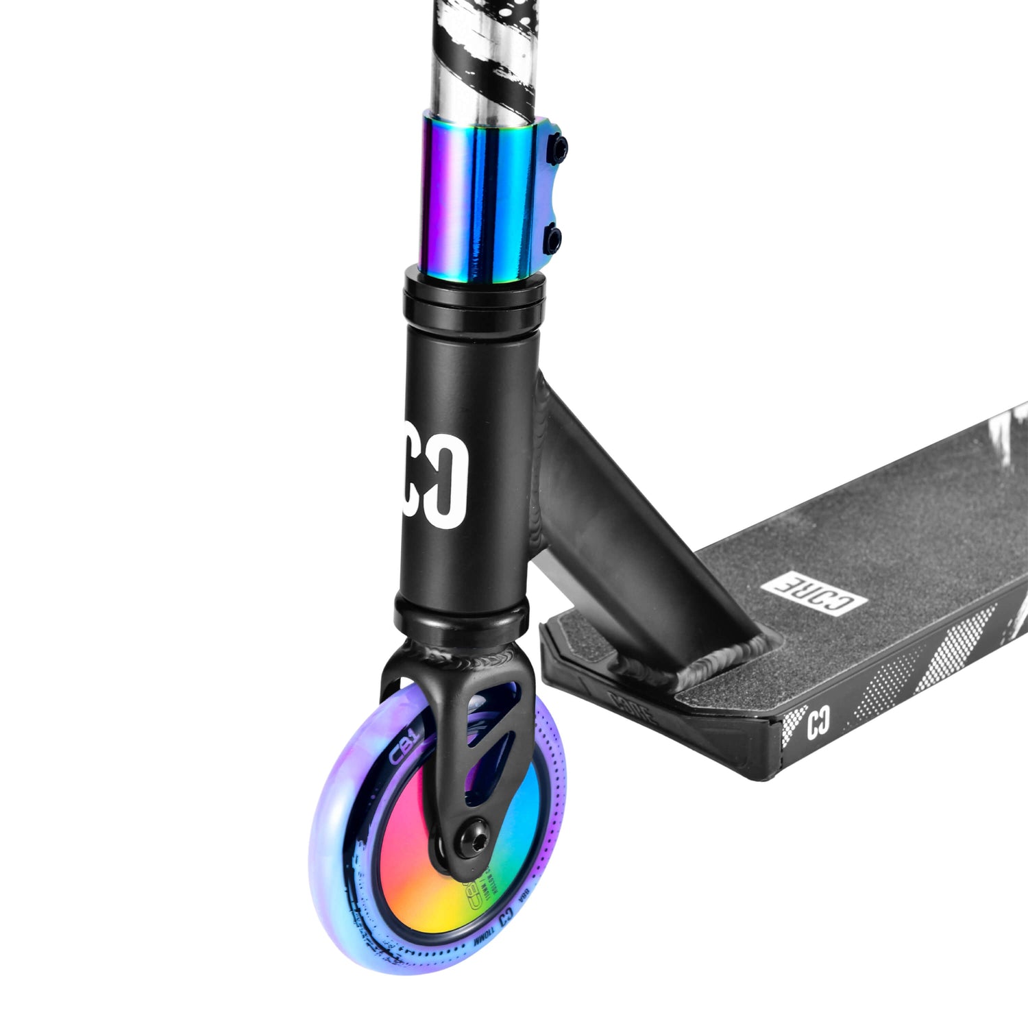 CORE CB1 Mini Beginner Stunt Scooter - Black/NeoChrome