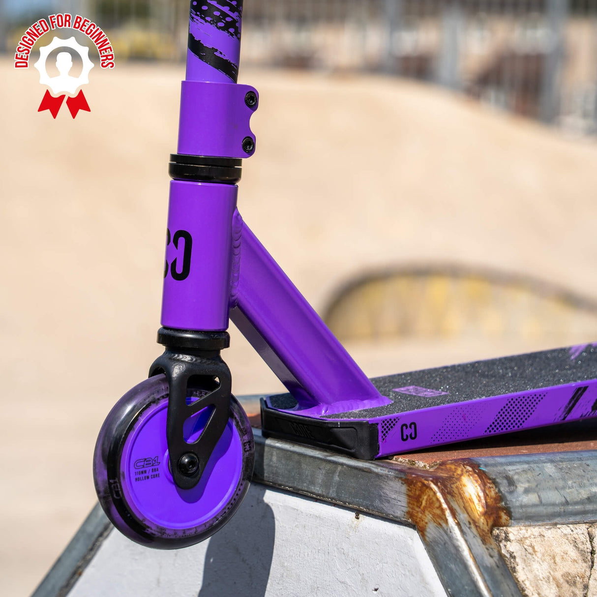 CORE CB1 Beginner Stunt Scooter - Black/Purple