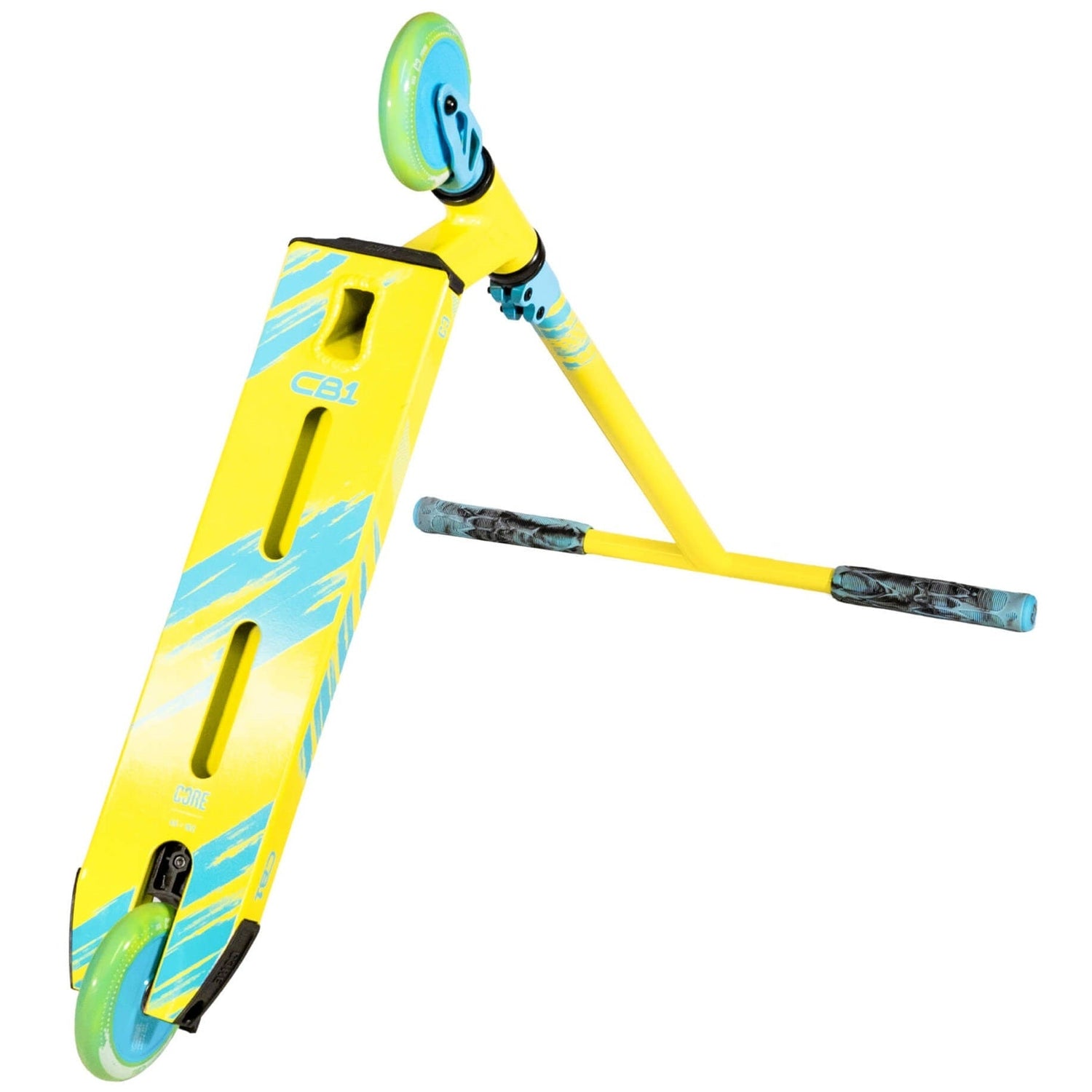 CORE CB1 Beginner Stunt Scooter - Highlighter Yellow/Blue