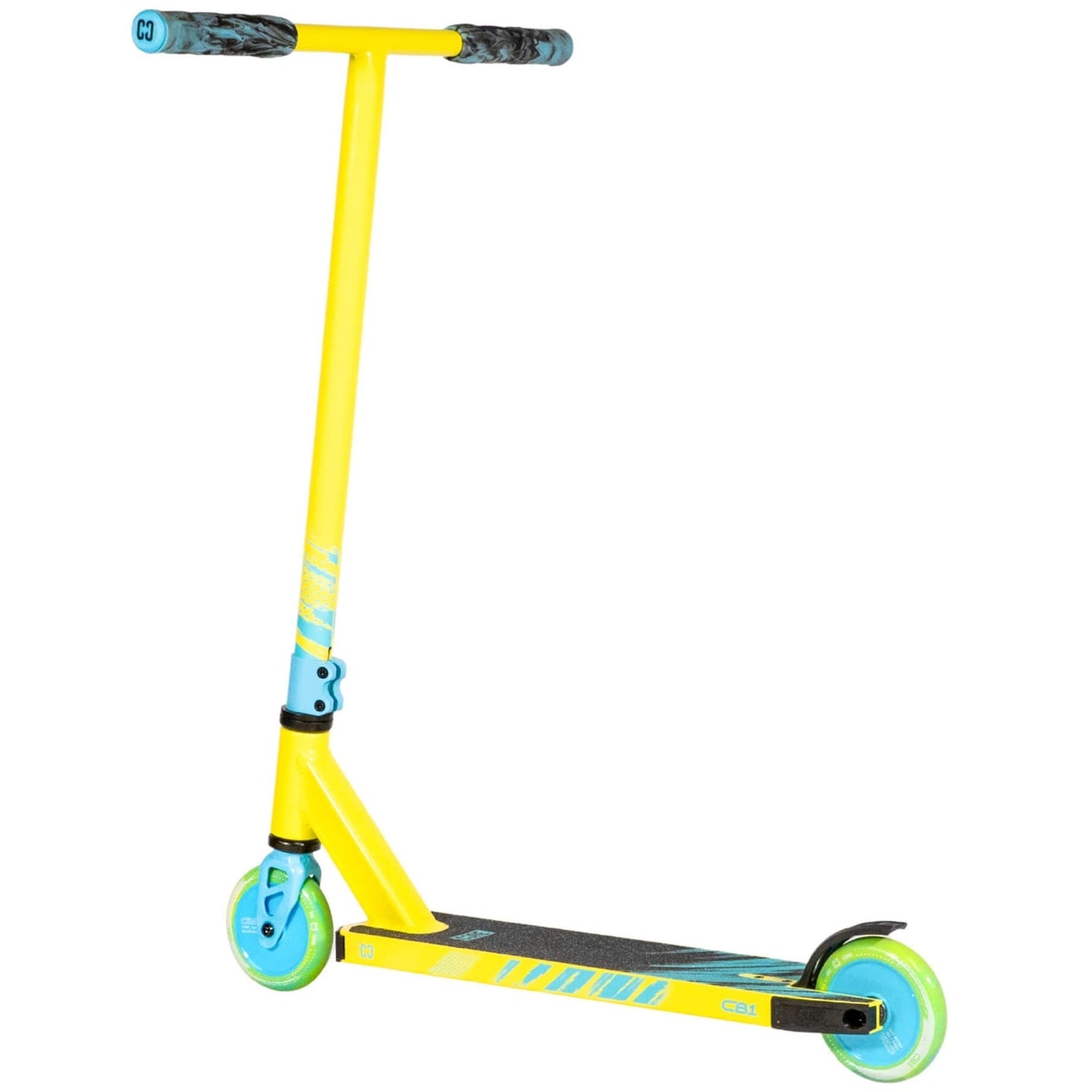 CORE CB1 Beginner Stunt Scooter - Highlighter Yellow/Blue