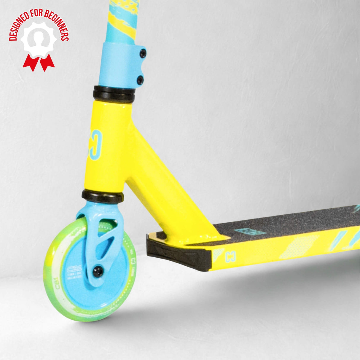 CORE CB1 Beginner Stunt Scooter - Highlighter Yellow/Blue