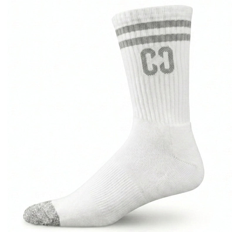 CORE Performance Crew Skate Socks - Icon White