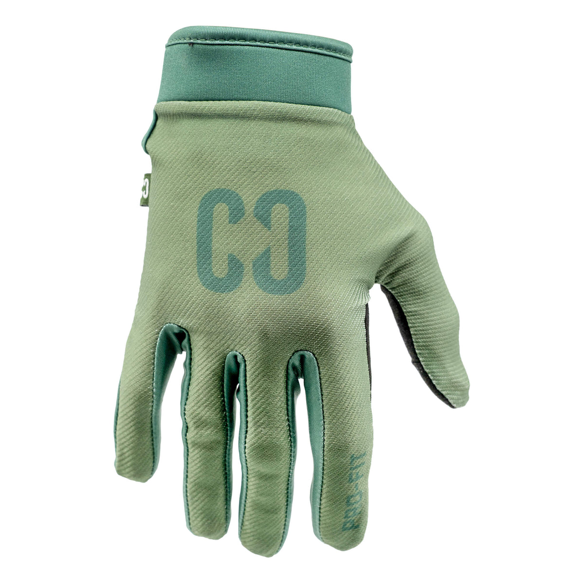 CORE Pro-Fit Velcro Protective Gloves - Army Green