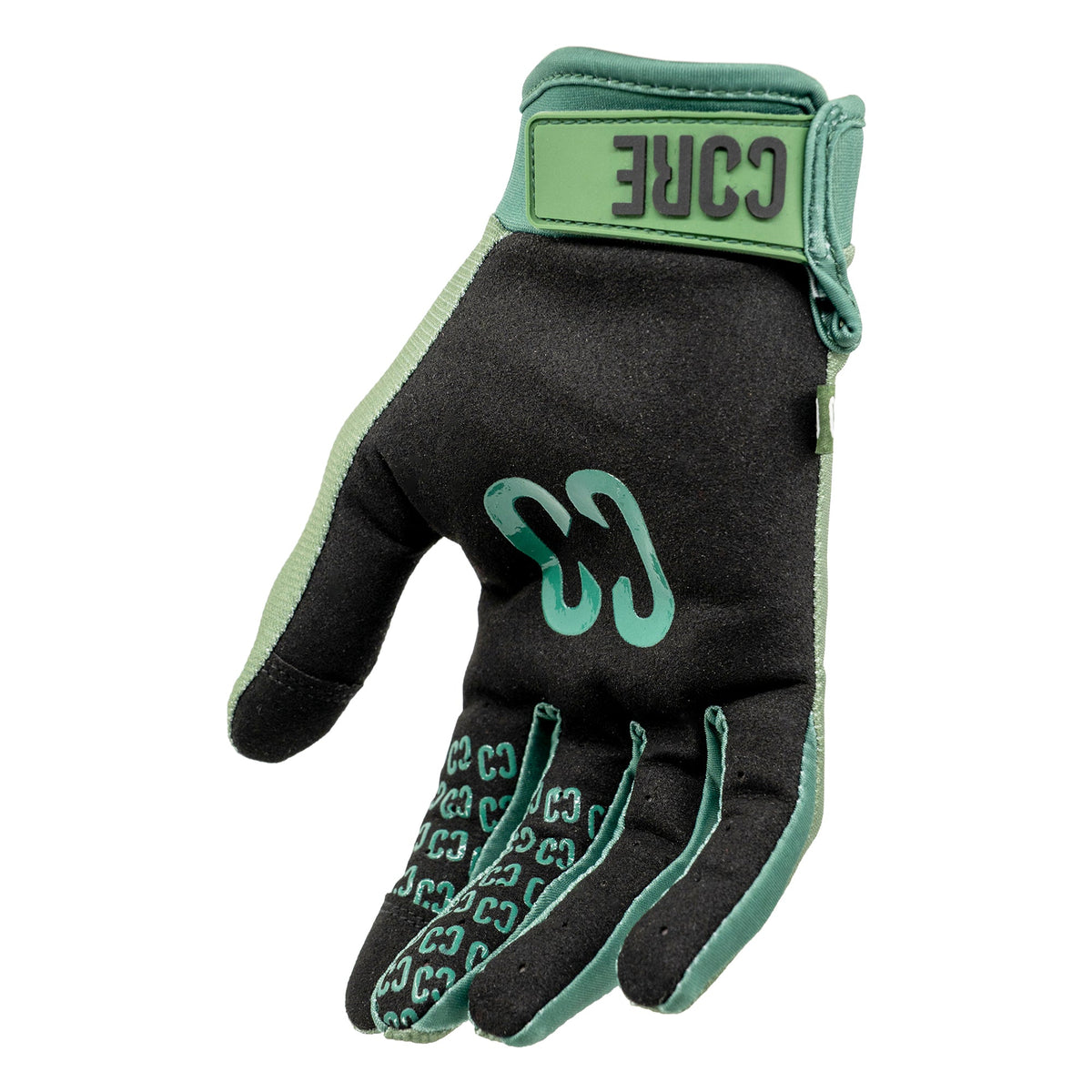 CORE Pro-Fit Velcro Protective Gloves - Army Green