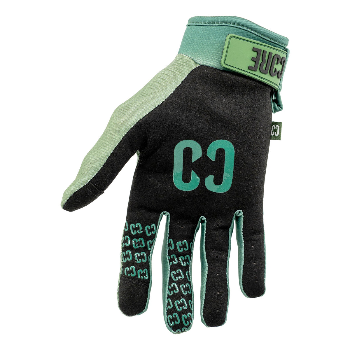 CORE Pro-Fit Velcro Protective Gloves - Army Green