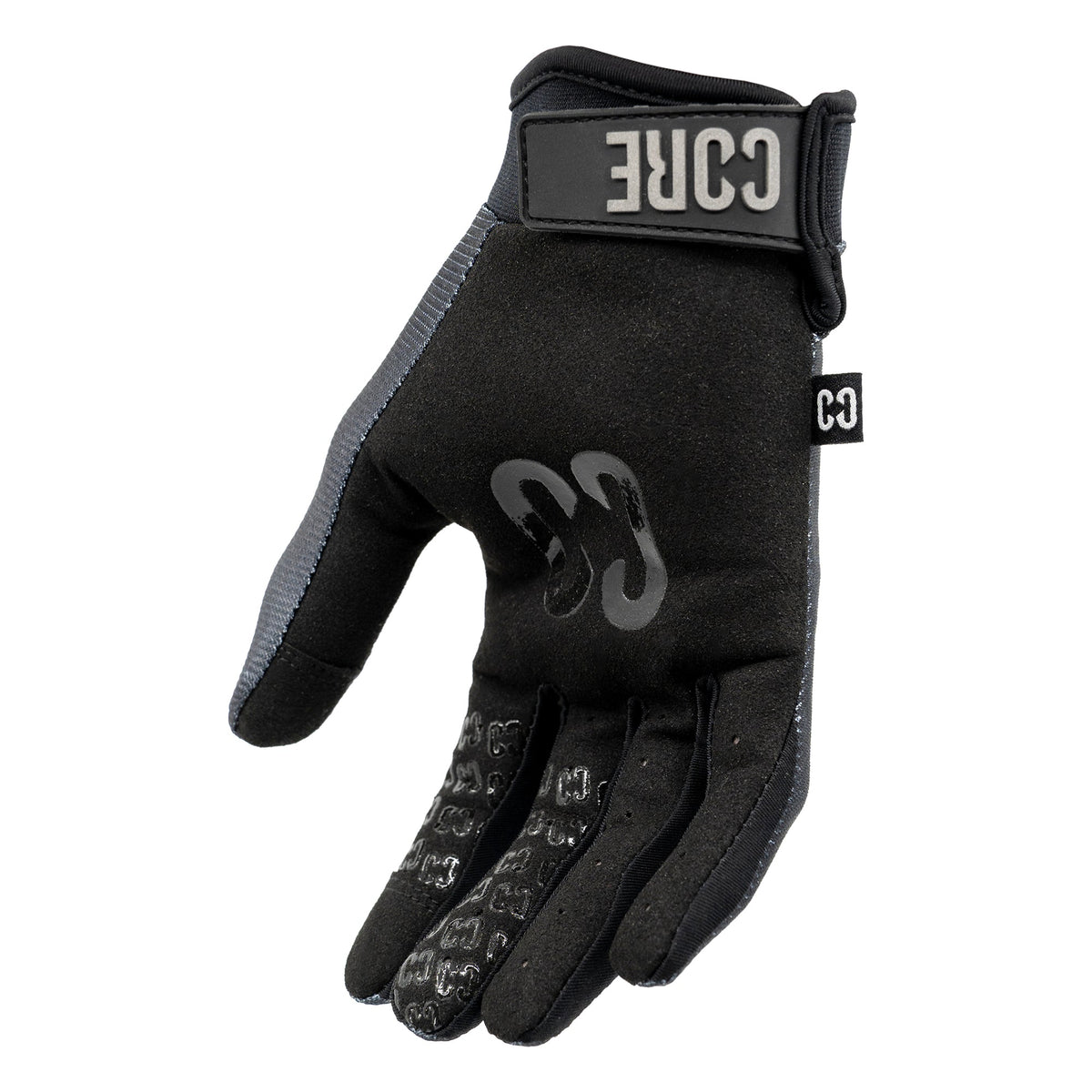 CORE Pro-Fit Velcro Protective Gloves - Reflective Black