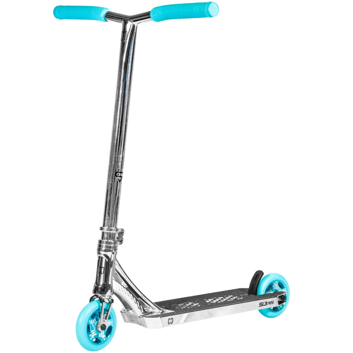 CORE SL3 Mini Stunt Scooter - Chrome/Teal