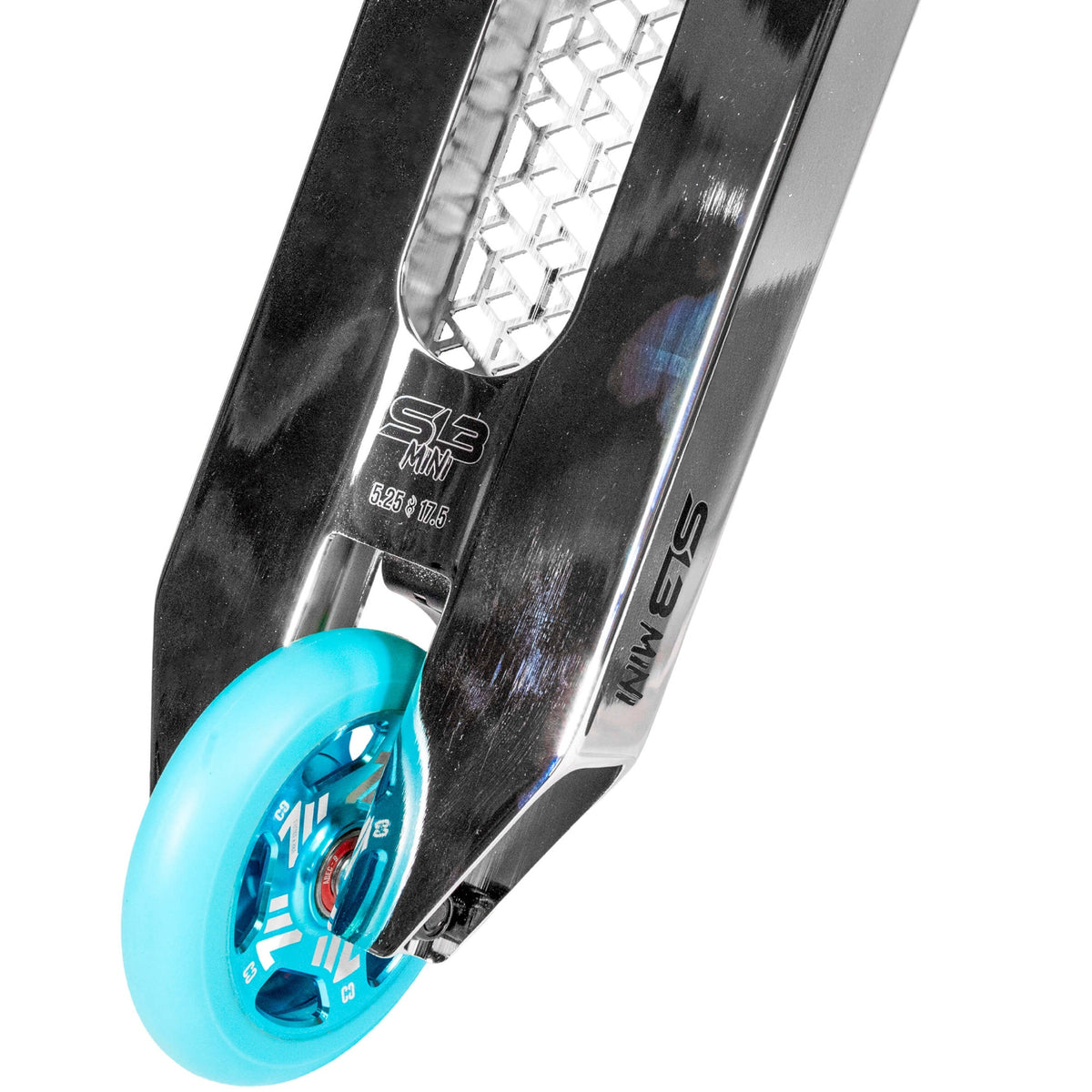 CORE SL3 Mini Stunt Scooter - Chrome/Teal