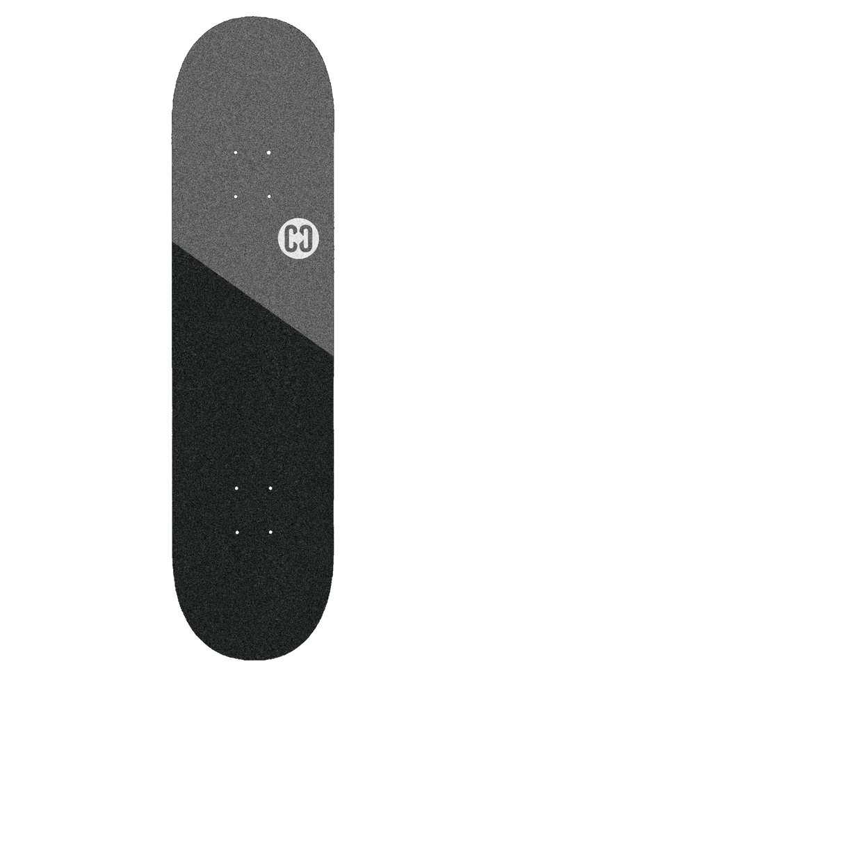 CORE Skateboard Grip Tape - Split Grey