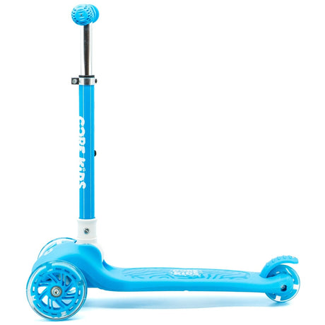 CORE Kids Foldy Light Up Folding Scooter - Blue