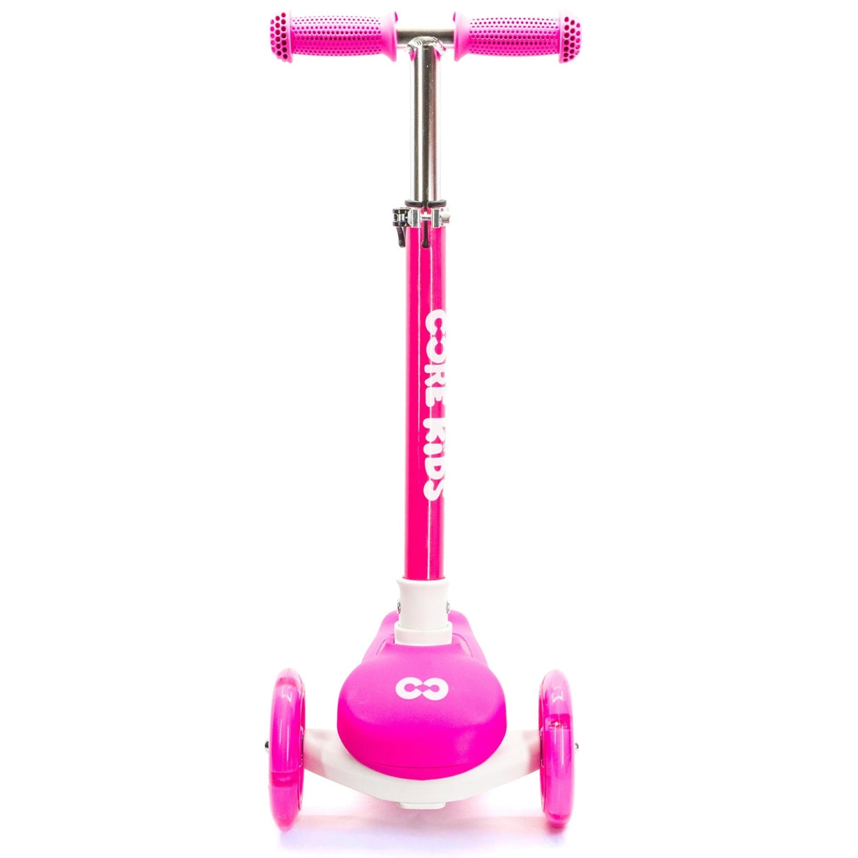 CORE Kids Foldy Light Up Folding Scooter - Pink