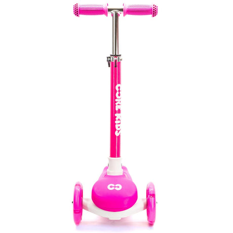 CORE Kids Foldy Light Up Folding Scooter - Pink