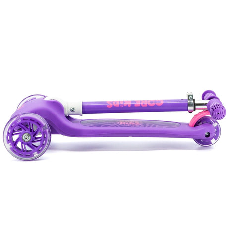 CORE Kids Foldy Light Up Folding Scooter - Purple