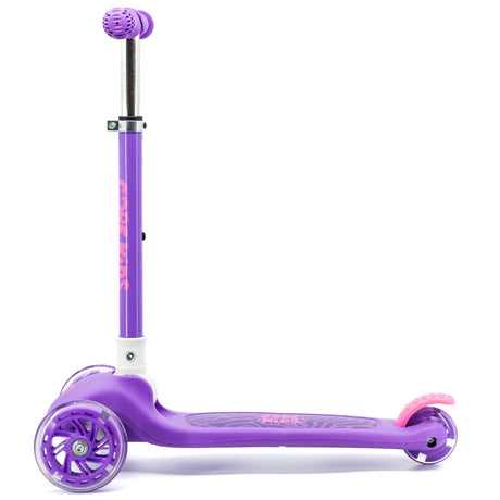 CORE Kids Foldy Light Up Folding Scooter - Purple