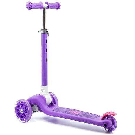 CORE Kids Foldy Light Up Folding Scooter - Purple