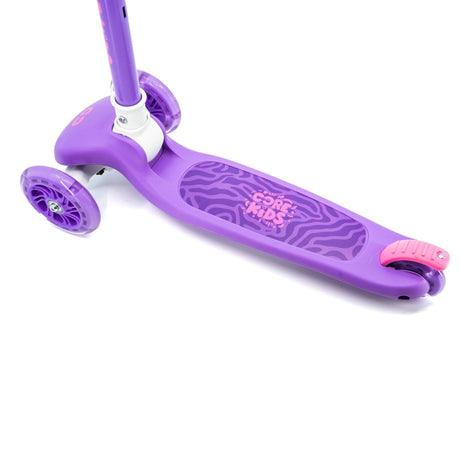 CORE Kids Foldy Light Up Folding Scooter - Purple
