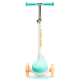 CORE Kids Foldy Light Up Folding Scooter - Teal/Peach