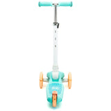 CORE Kids Foldy Light Up Folding Scooter - Teal/Peach