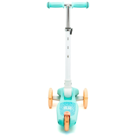 CORE Kids Foldy Light Up Folding Scooter - Teal/Peach