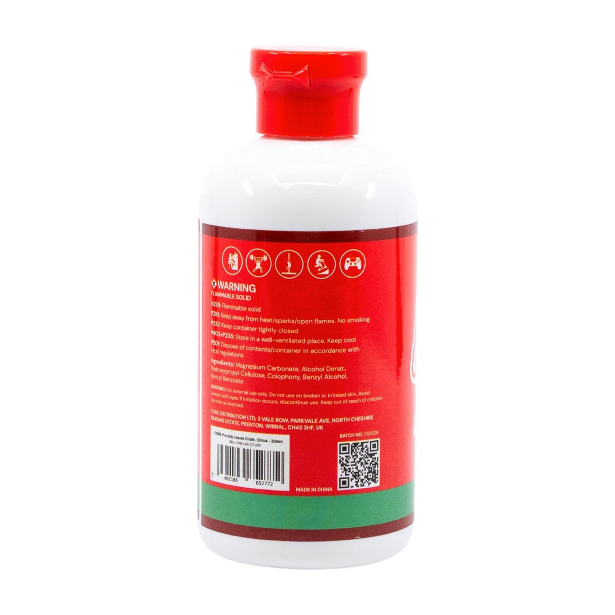 CORE Pro Grip Liquid Chalk 250ml - Citrus