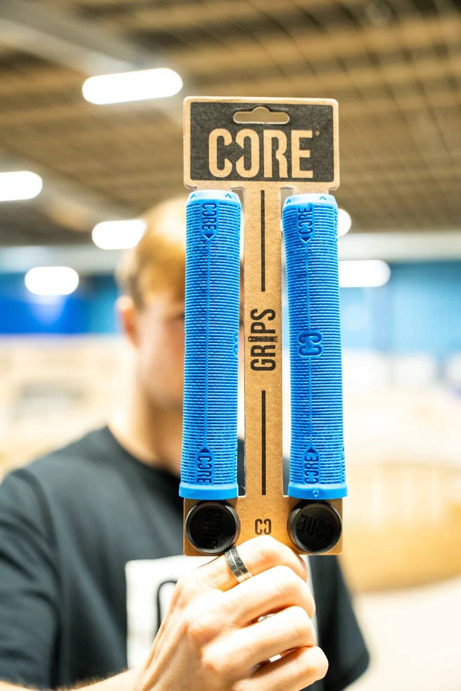 CORE Skinny Boy 170mm Scooter Grips - Dark Blue