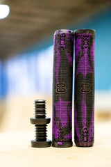 CORE Skinny Boy 170mm Scooter Grips - Fuchsia (Purple/Black)