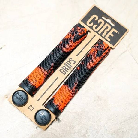 CORE Skinny Boy 170mm Scooter Grips - Lava (Red/Black)