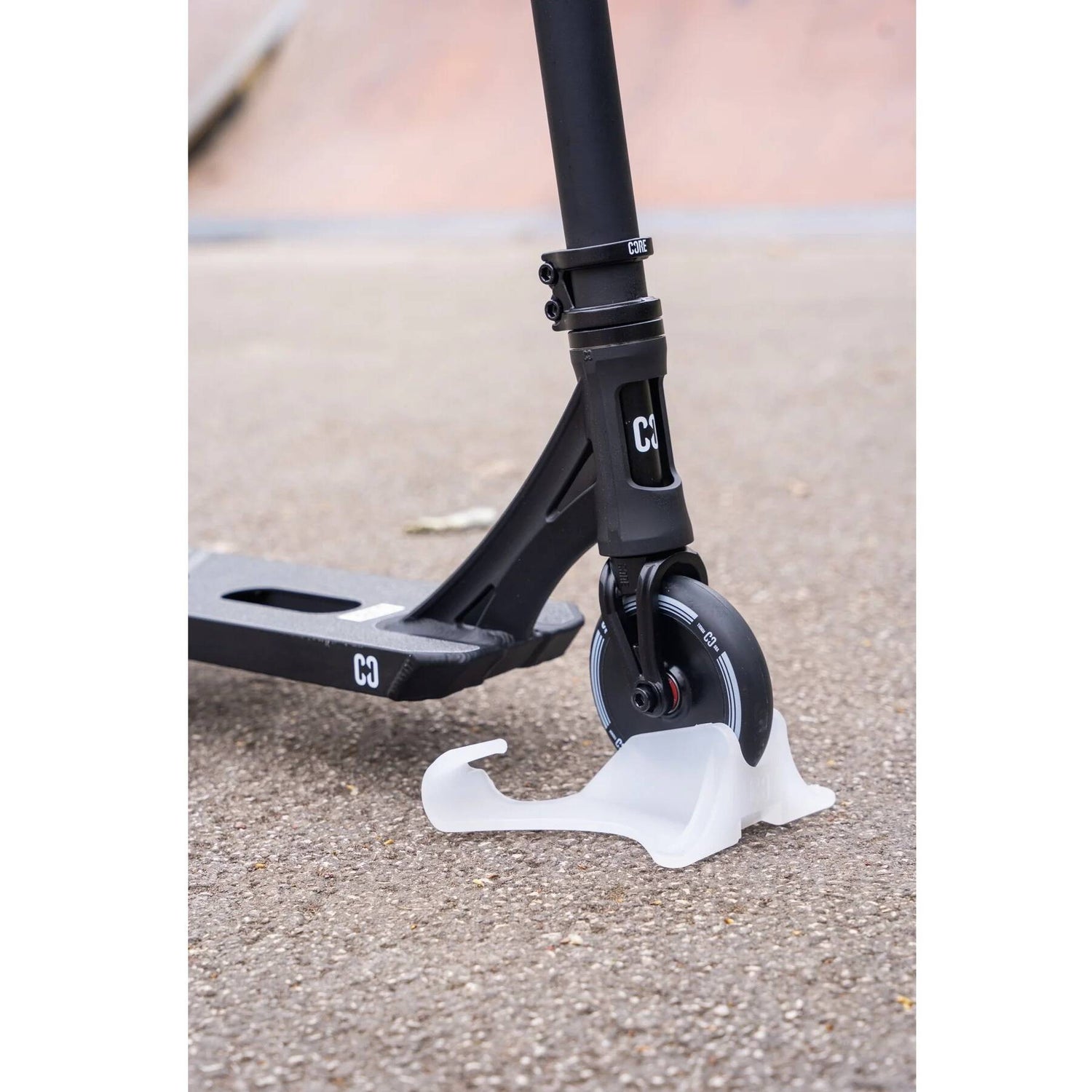 CORE Wall and Floor Scooter Stand - Clear