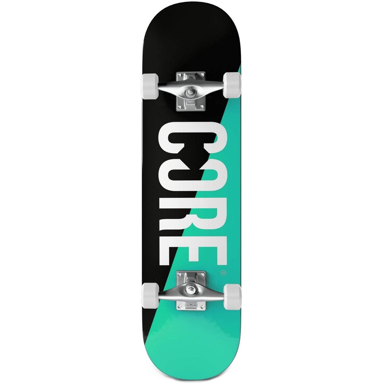CORE Split Complete Skateboard - Teal/Black 7.75''