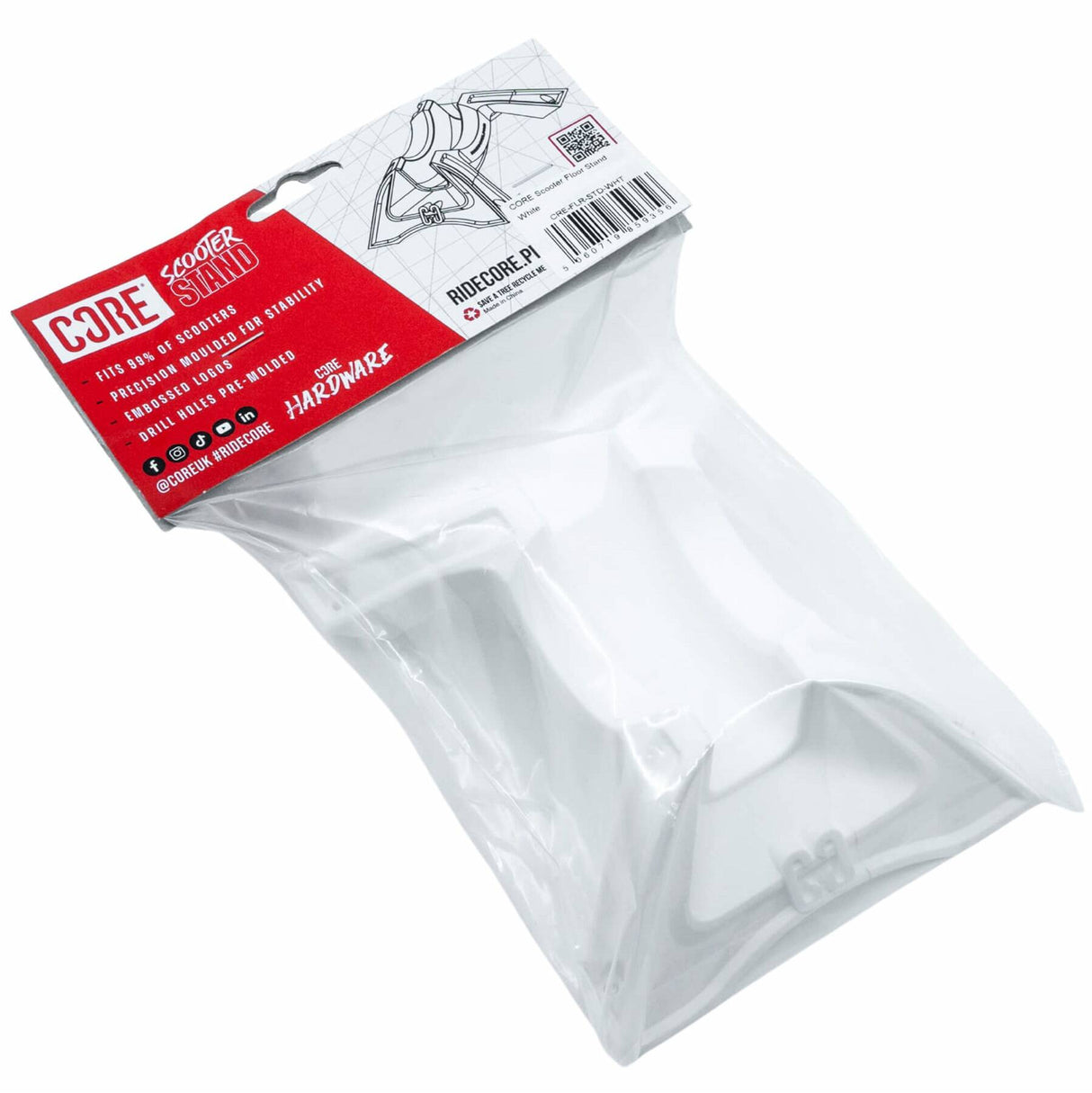 CORE Scooter Floor Stand - White