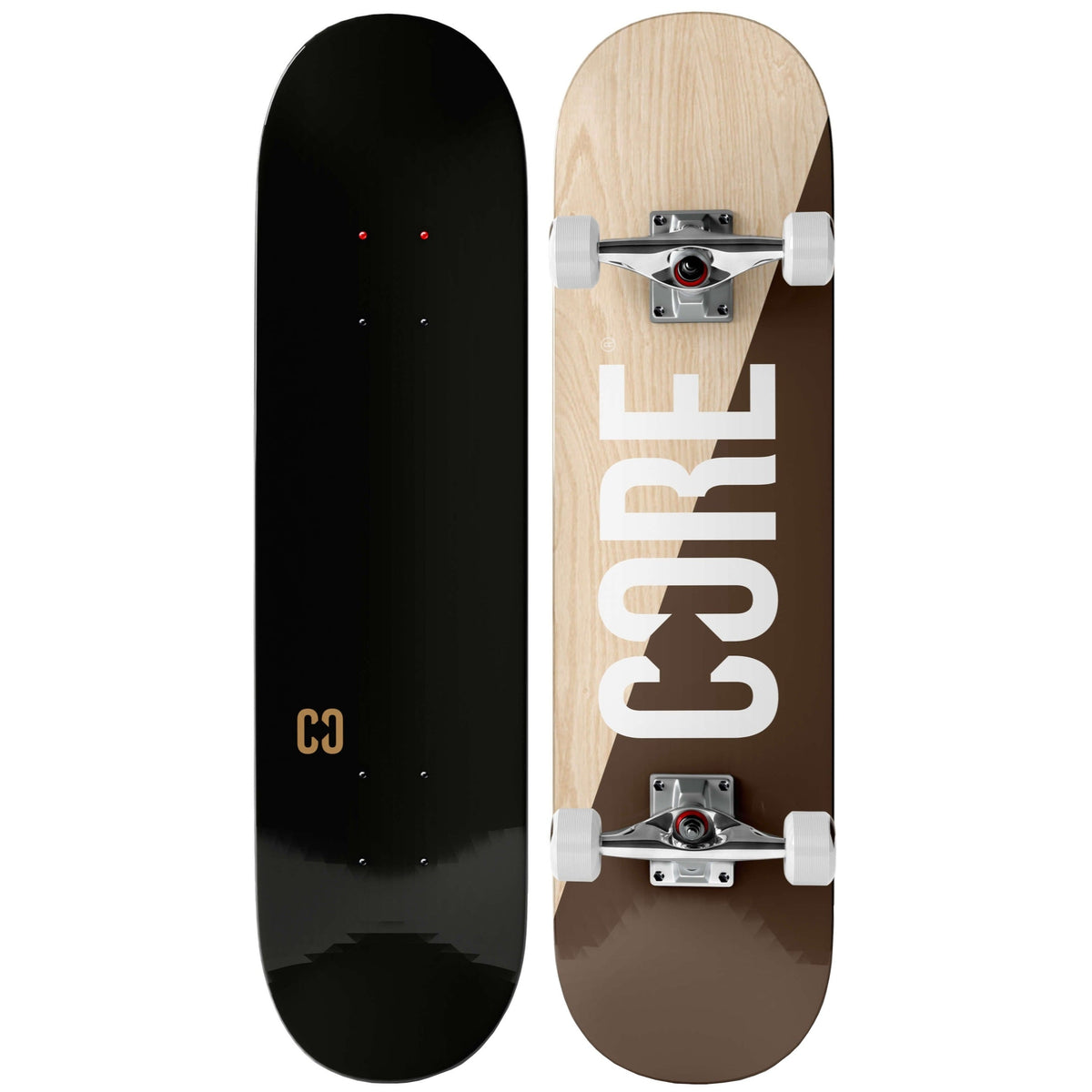 CORE C2 Split Complete Skateboard - Raw 7.75"