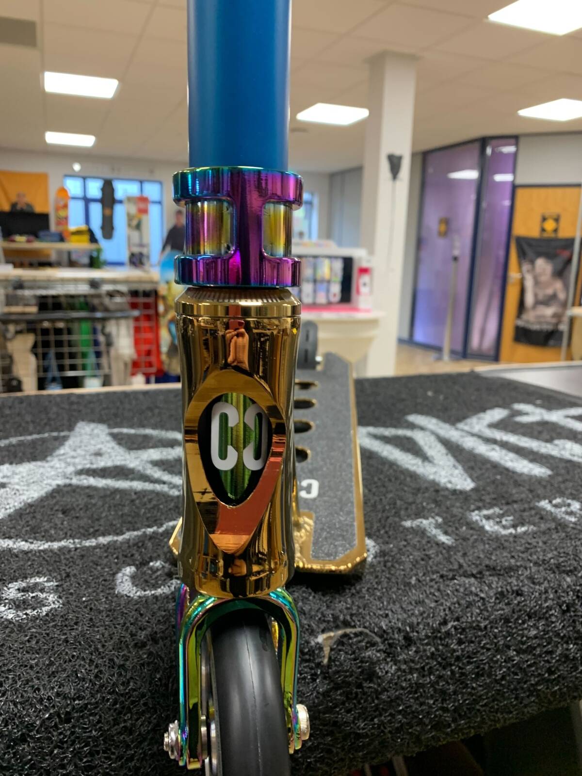 CORE x Blunt Envy Custom Stunt Scooter - Gold/Blue