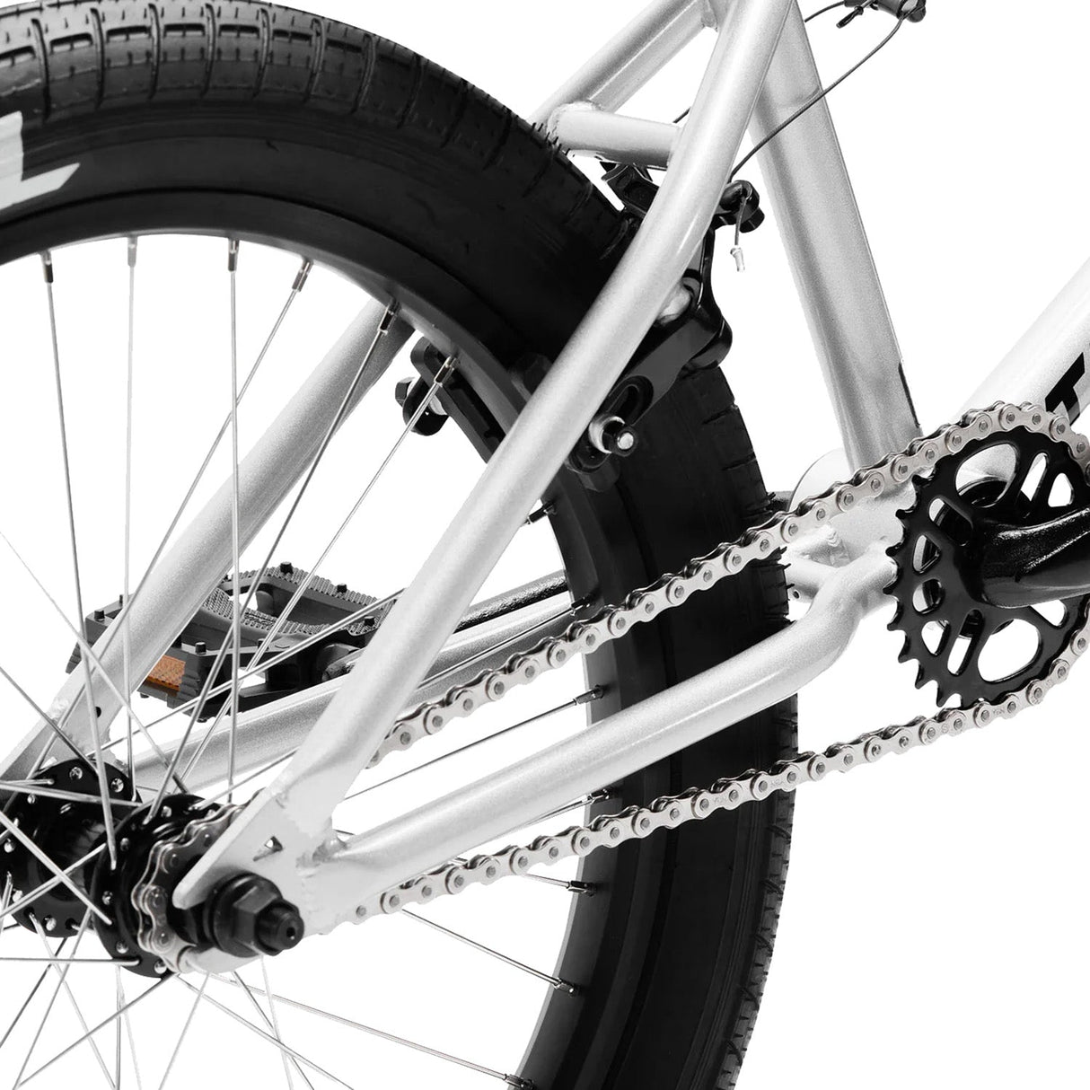 Tribal Spear V2 20" Complete BMX - Silver