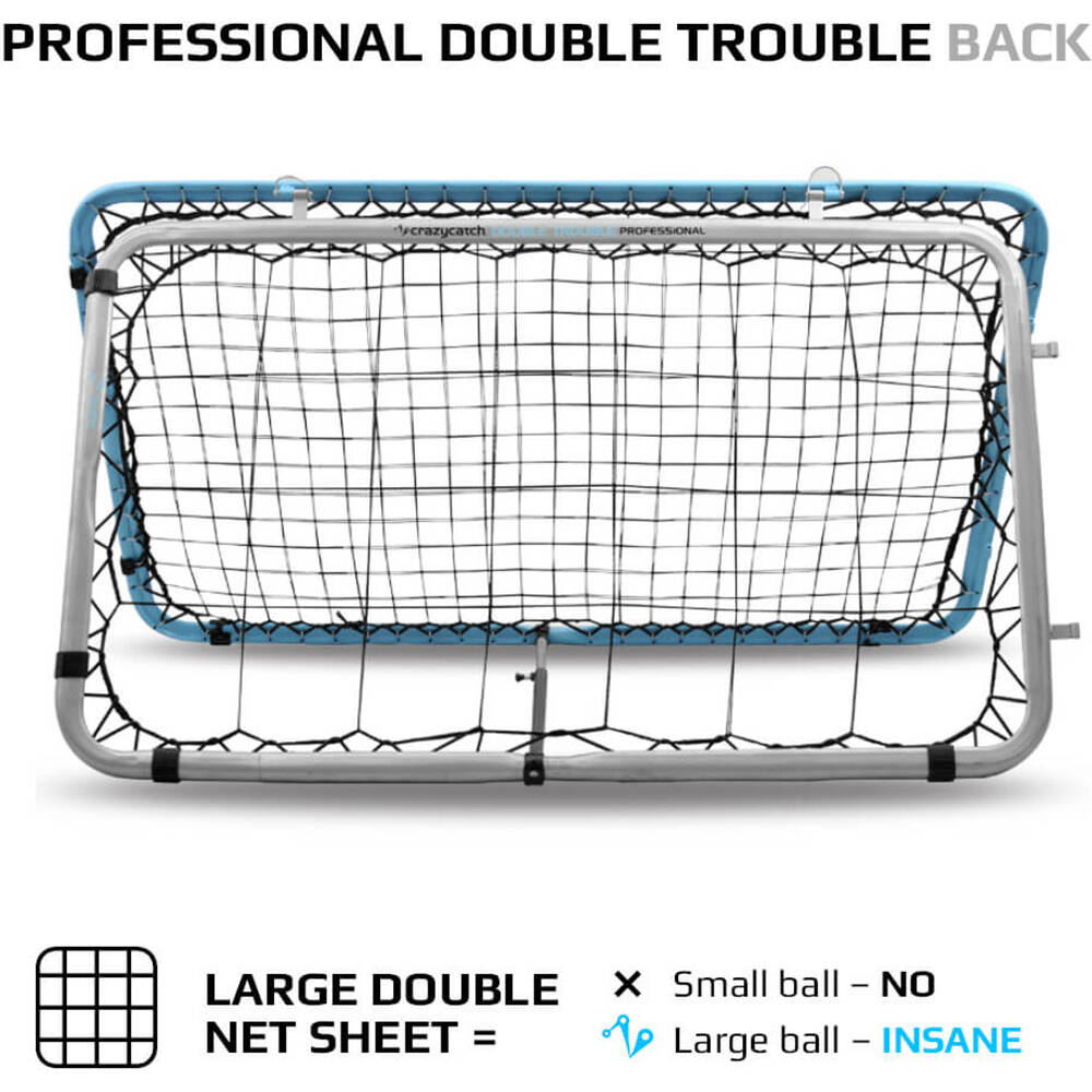 Crazy Catch Professional Double Trouble Ball Rebounder Net