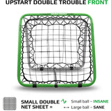 Crazy Catch Upstart Double Trouble Ball Rebounder Net
