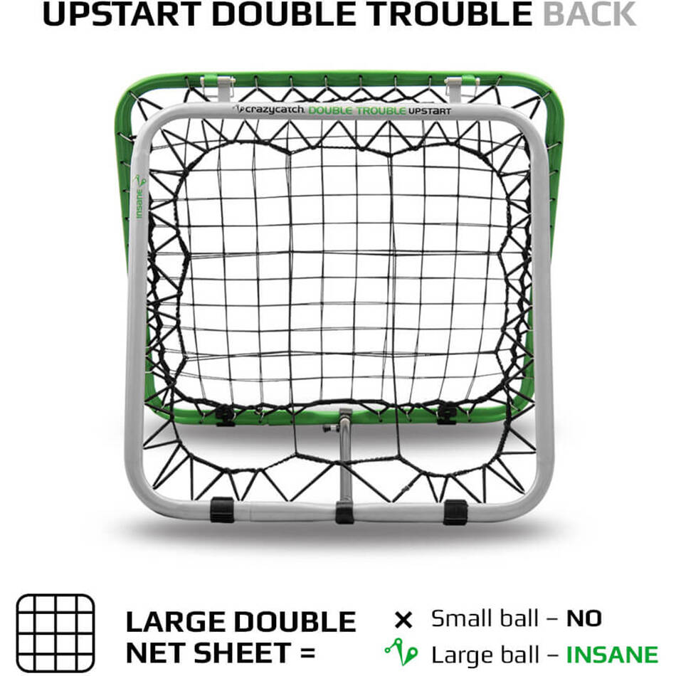 Crazy Catch Upstart Double Trouble Ball Rebounder Net