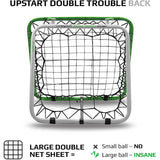 Crazy Catch Upstart Double Trouble Ball Rebounder Net