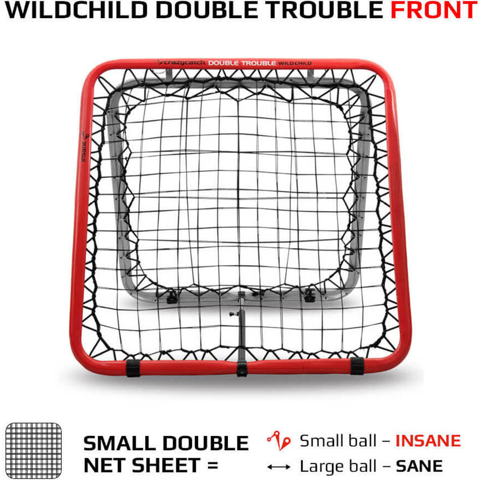 Crazy Catch Wildchild Double Trouble Ball Rebounder Net