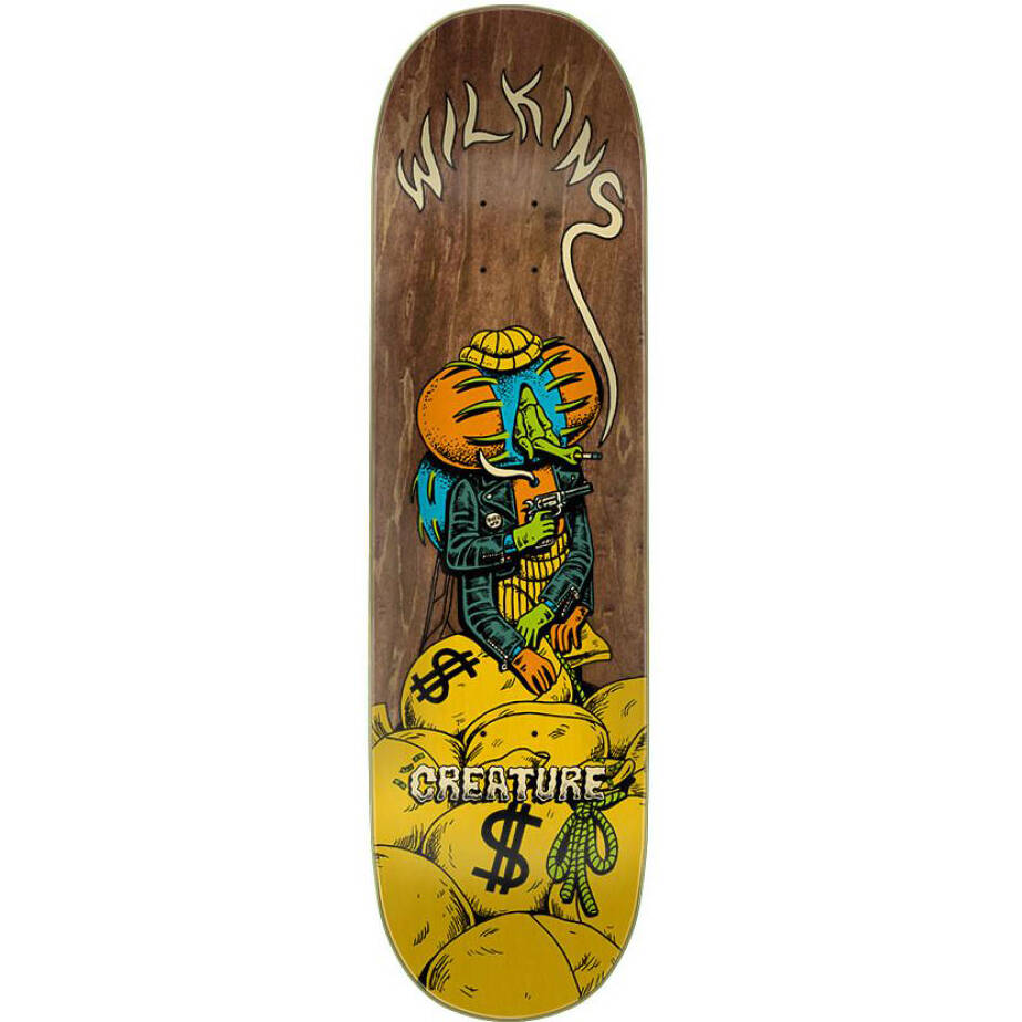Creature Wilkins Heist Skateboard Deck - Multi 8.8"