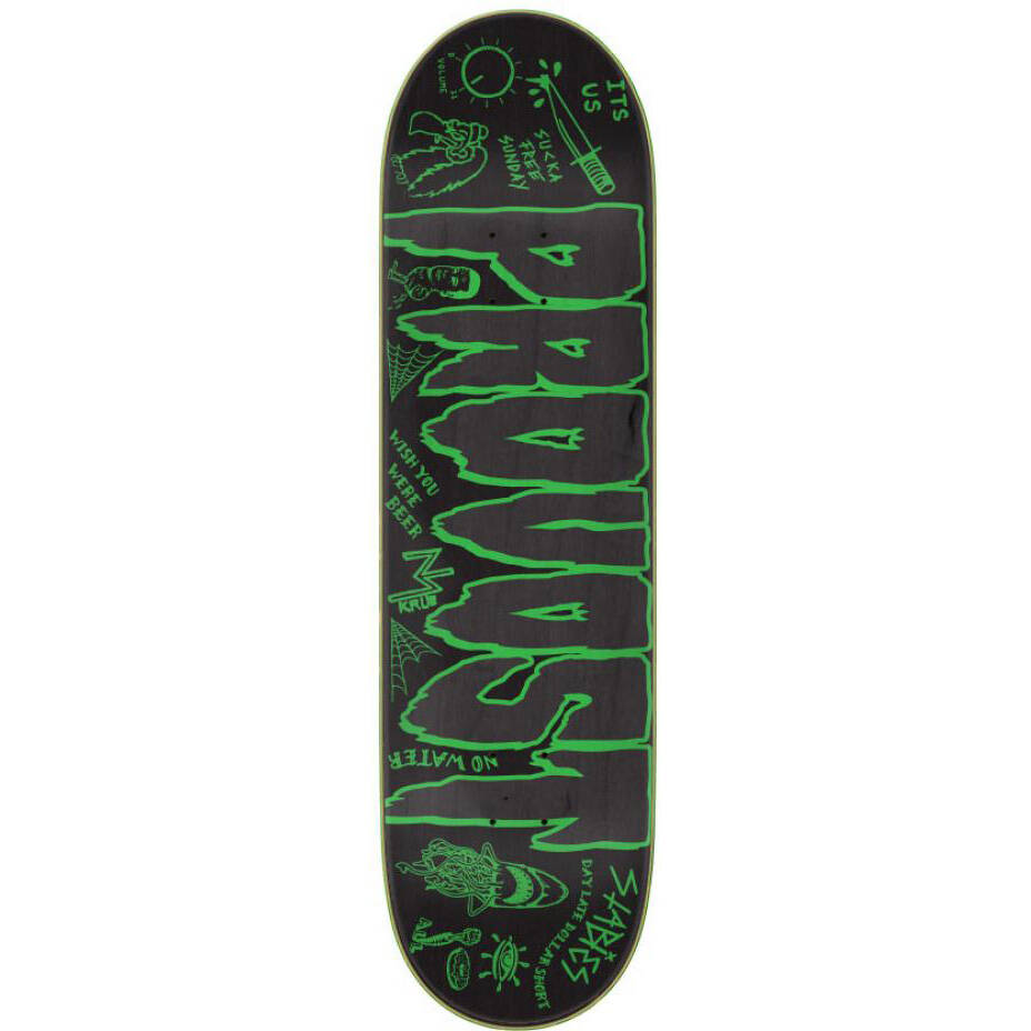 Creature Provost Logo Pro Skateboard Deck - Green 8.47"