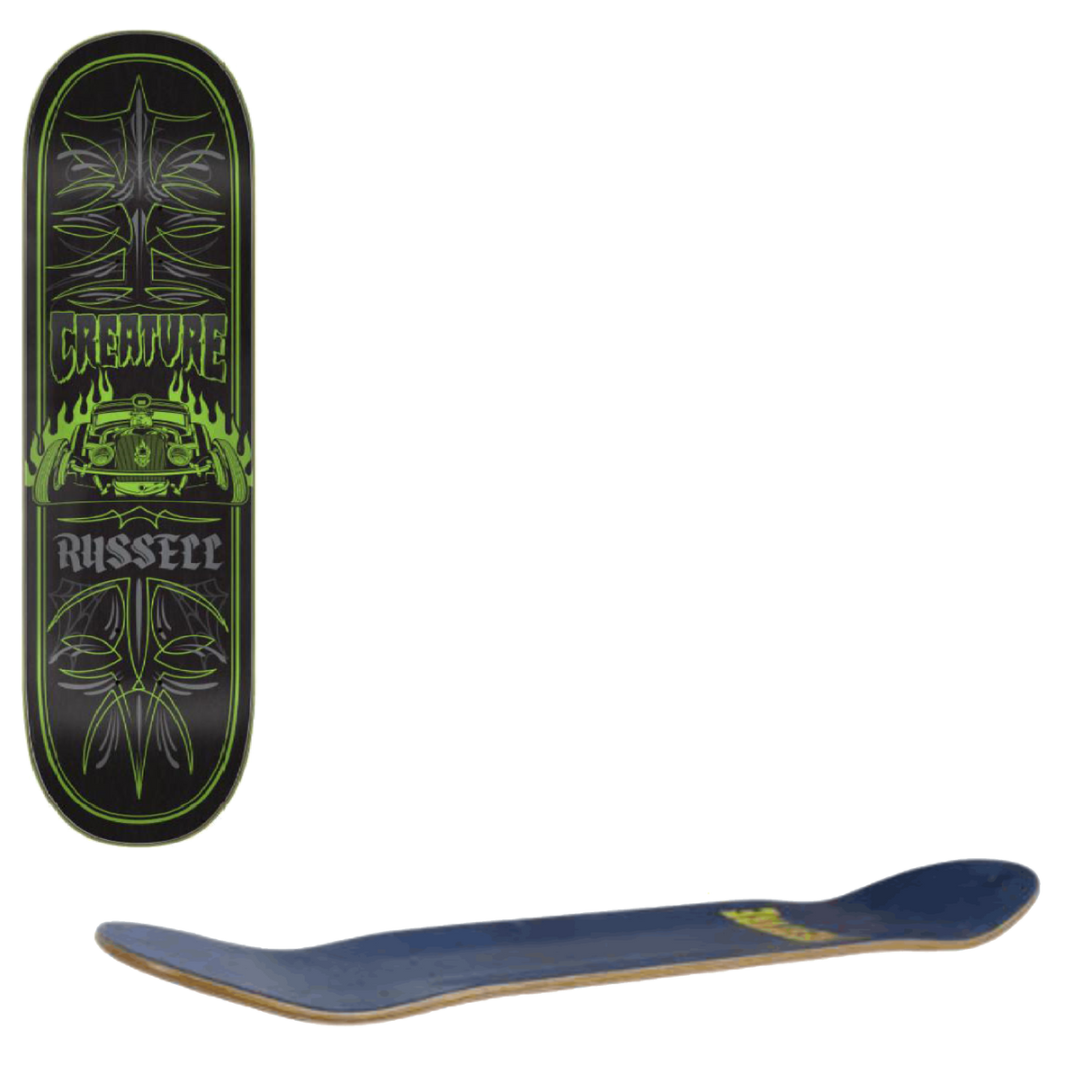 Creature VX Russell To The Grave Skateboard Deck - 8.6"