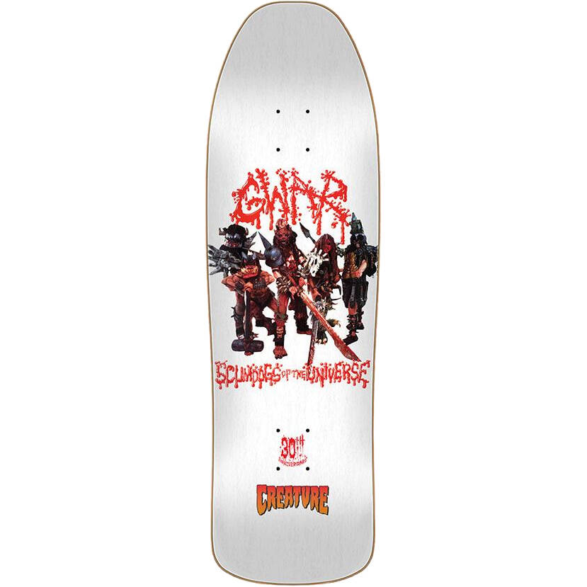 Creature Gwar Scumdogs 30th Anniversary Skateboard Deck - Multi 9.35''