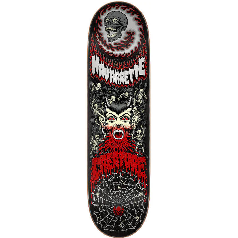Creature Navarrette Hell Queen Skateboard Deck - 8.53"