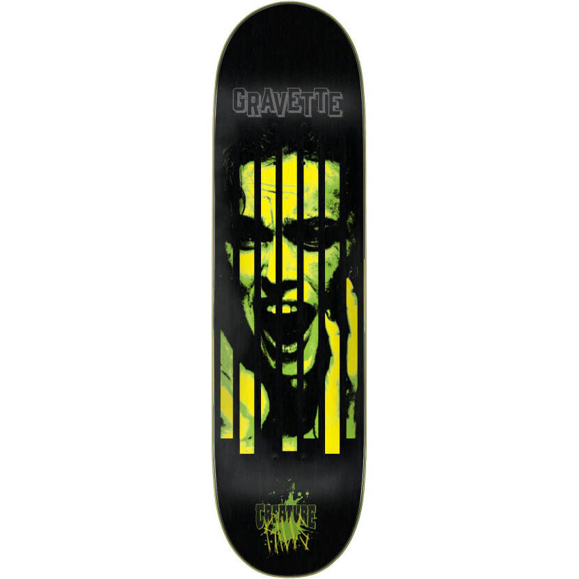 Creature VX Gravette Scream Kills Skateboard Deck - 8.5"