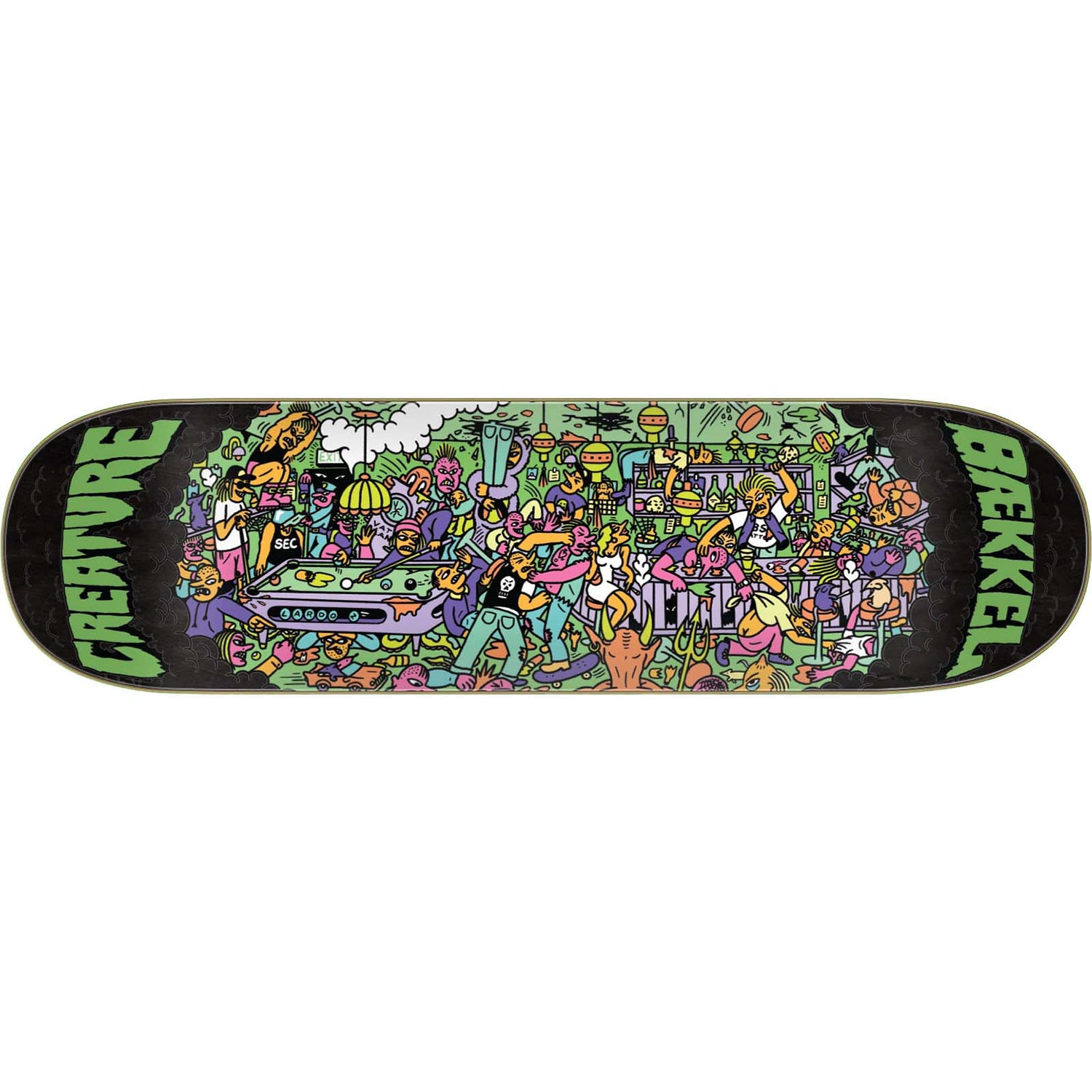 Creature Bar Crawl Skateboard Deck - Baekkel 8.6"