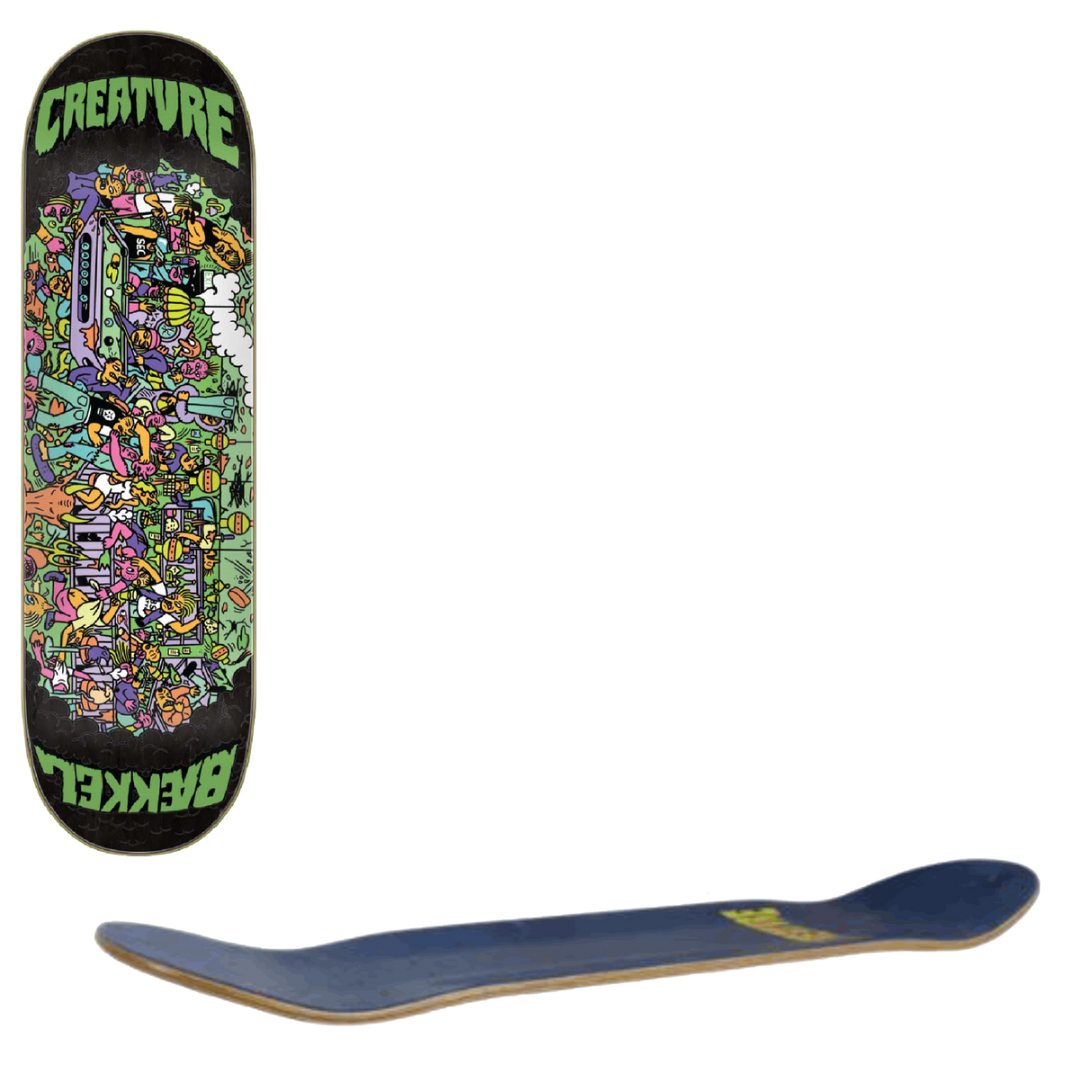 Creature Bar Crawl Skateboard Deck - Baekkel 8.6"