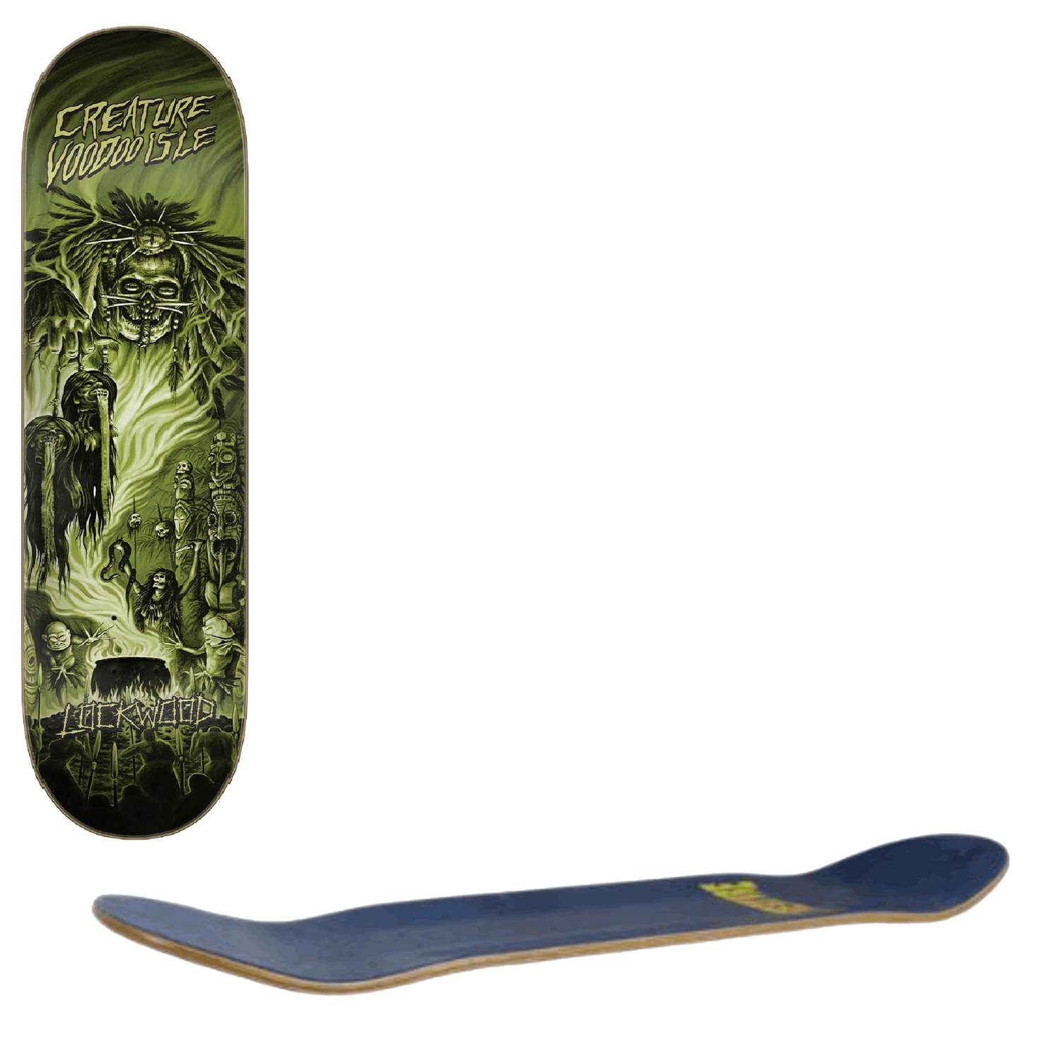Creature  Pro VX Voodoo Isle 2 Skateboard Deck - Lockwood 8.25"