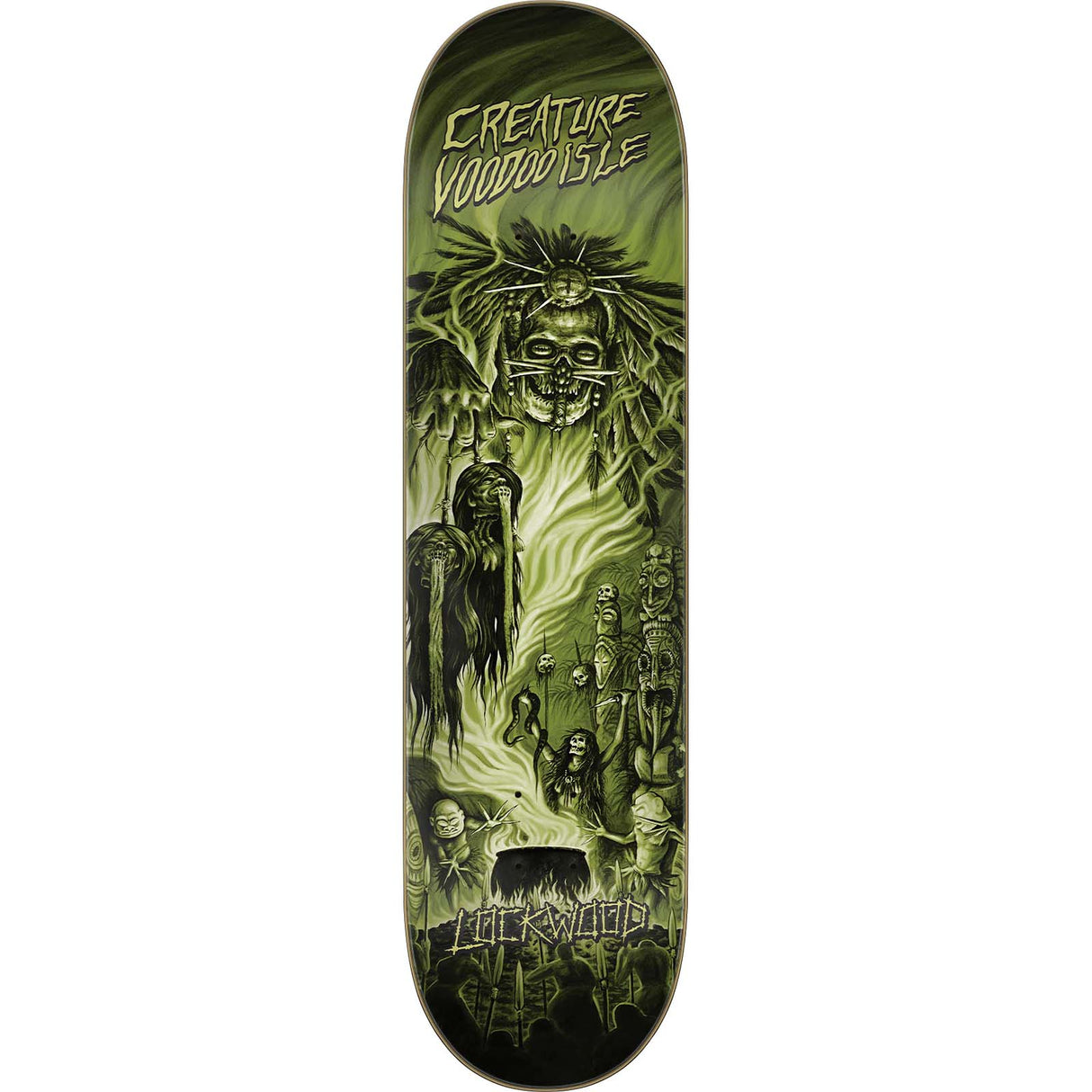Creature  Pro VX Voodoo Isle 2 Skateboard Deck - Lockwood 8.25"