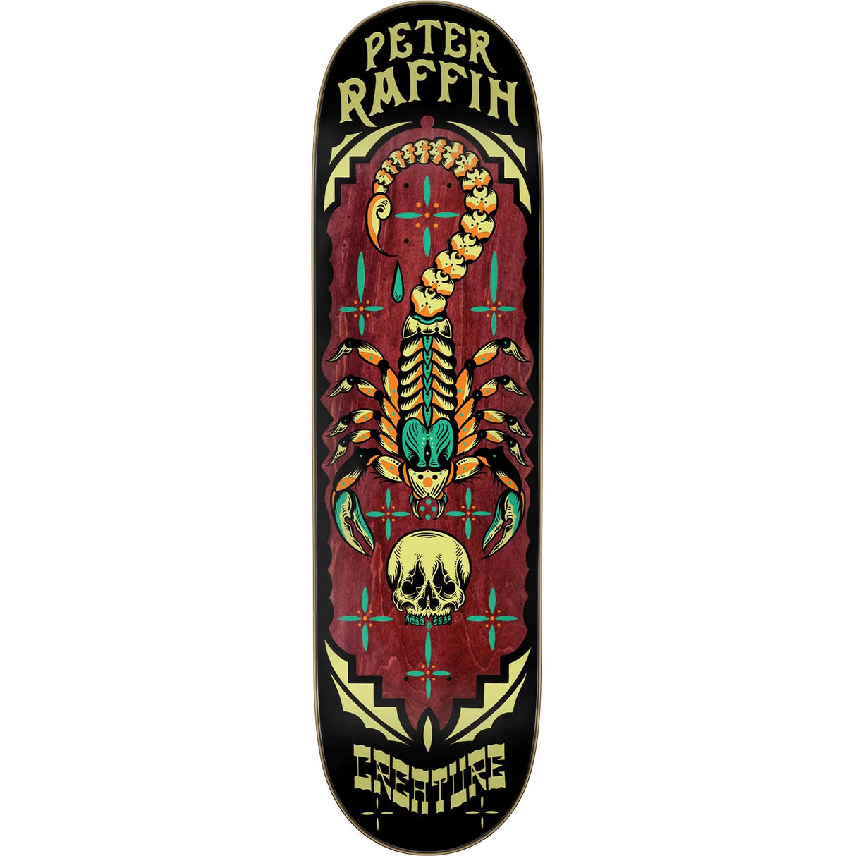 Creature Take Warning Skateboard Deck - Raffin 8.5"